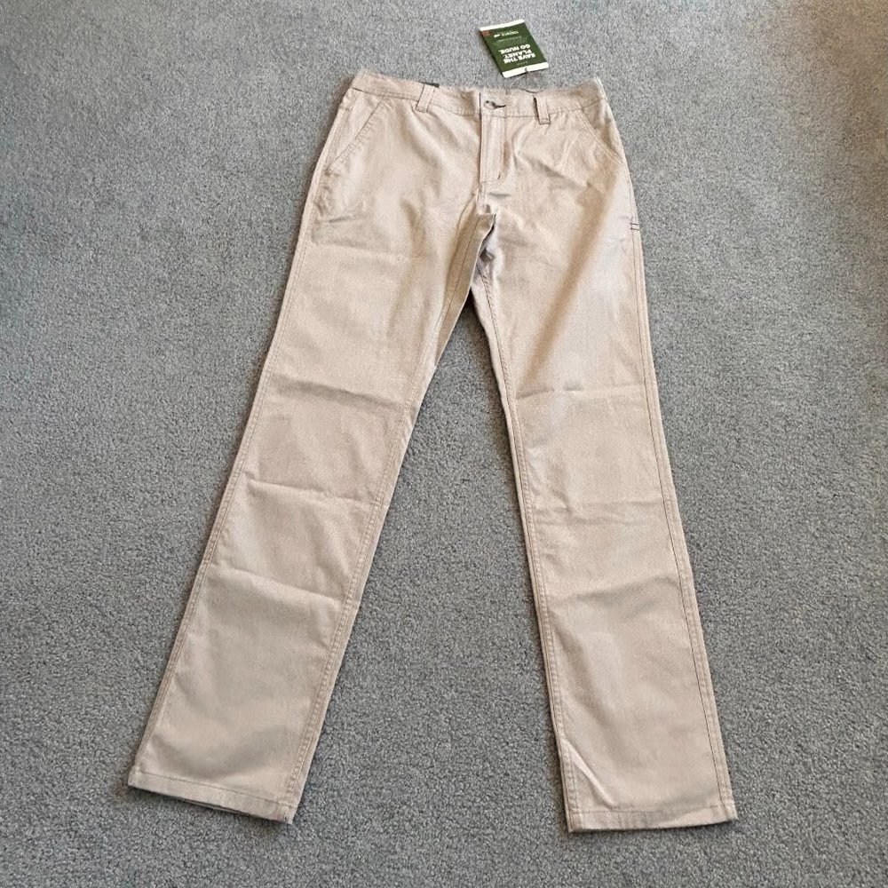 Toad&Co Mission Ridge Pant in Light Khaki REGULAR Fit NWT 32x34   - 1C817